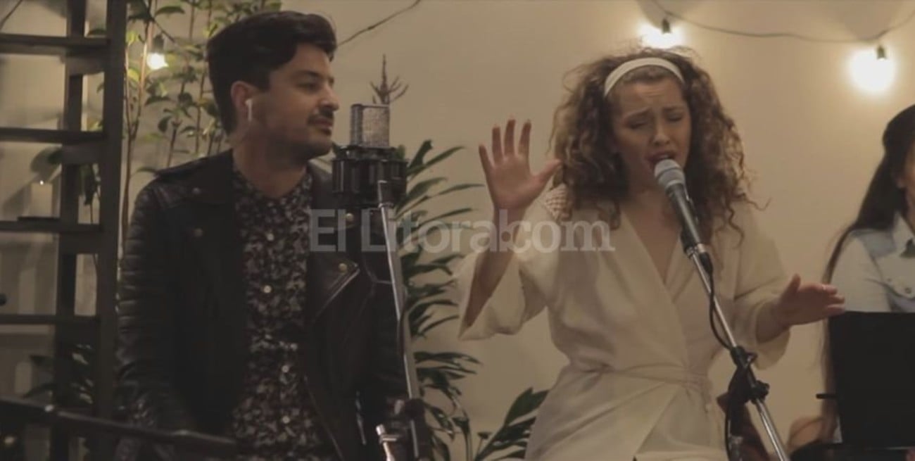 Chino Mansutti junto a Minerva Casero