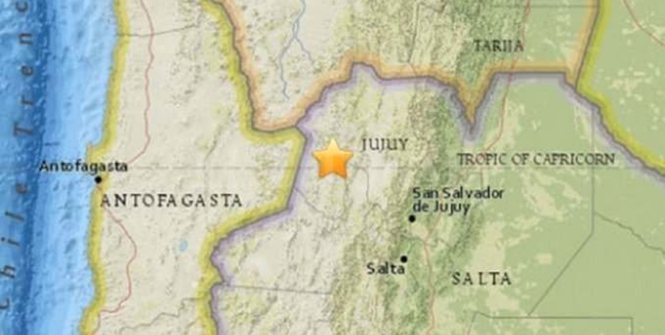 Un fuerte sismo sacudió esta mañana Jujuy