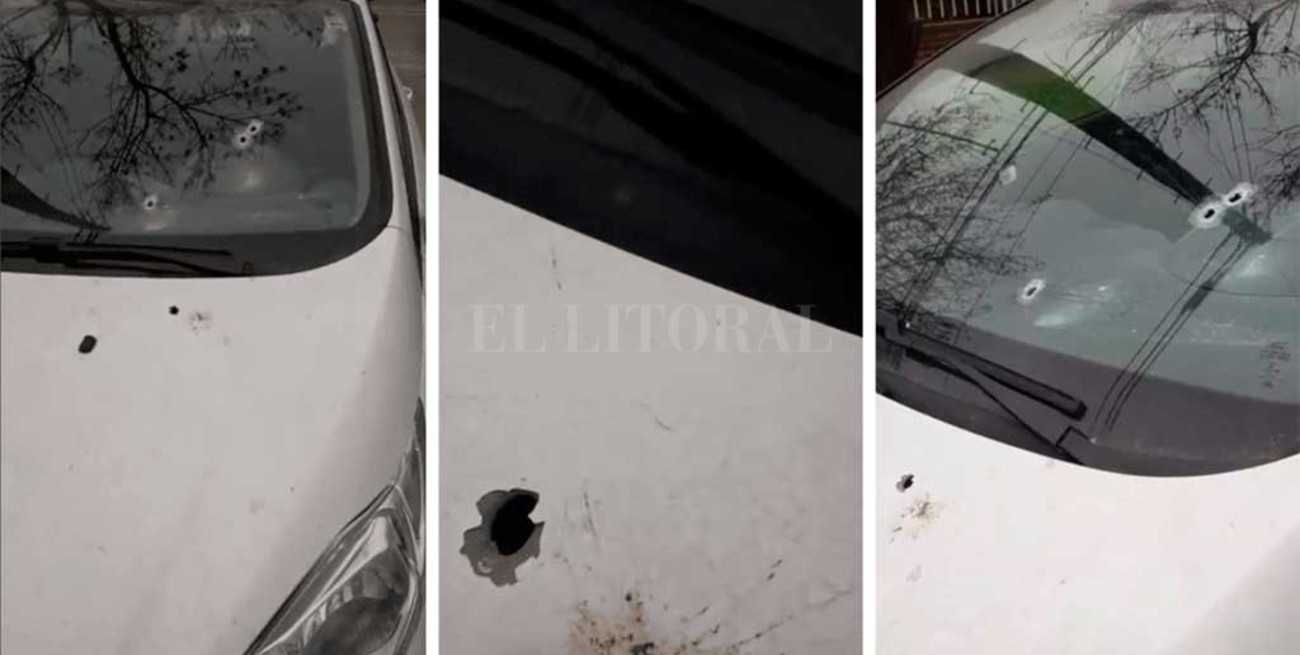 Apareció un auto baleado en barrio 7 Jefes 