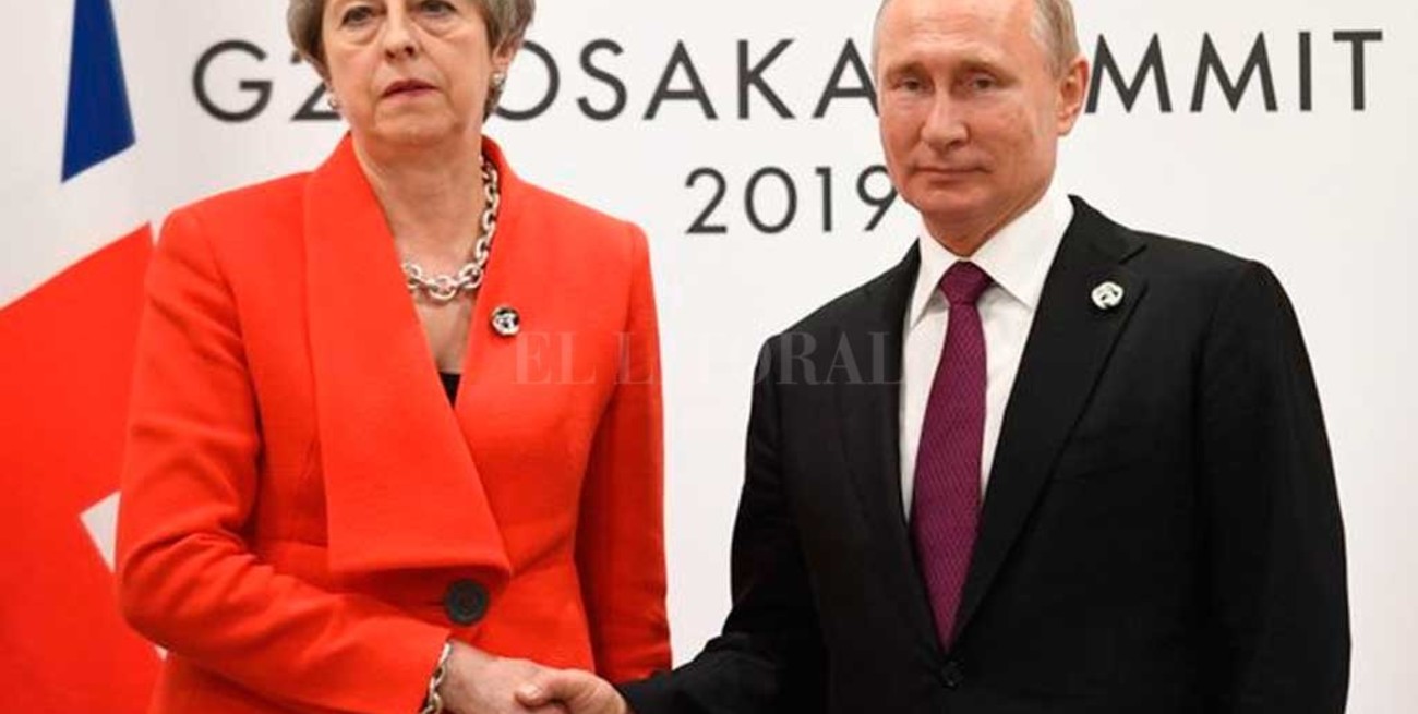 May le reprochó a Putín por el envenenamiento del ex espía Sergei Sripal