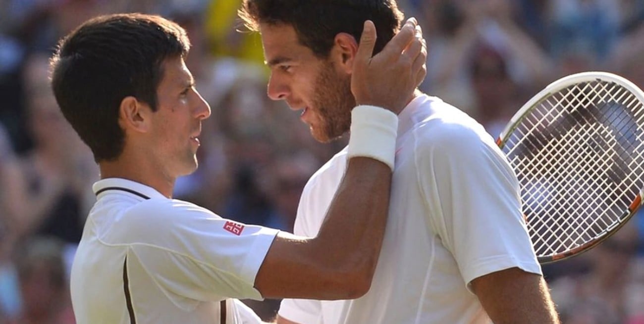 Djokovic se rinde ante Del Potro: "Siempre fue un jugador 'top five'"