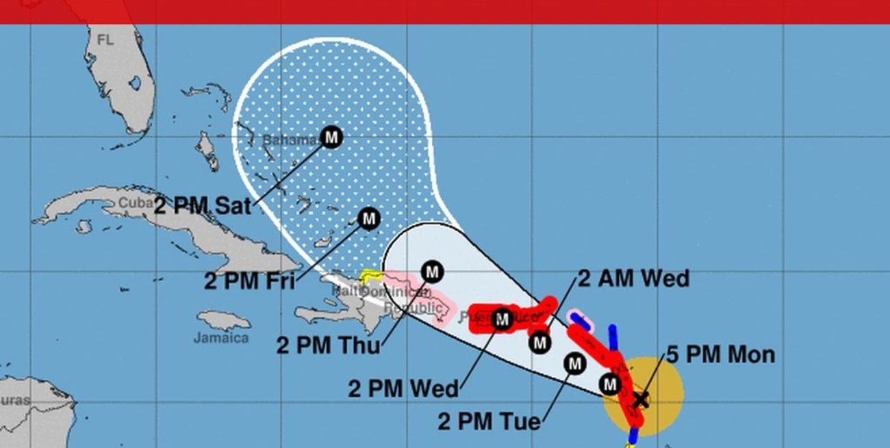 Huracán "María", de categoría 4, amenaza islas arrasadas por "Irma"