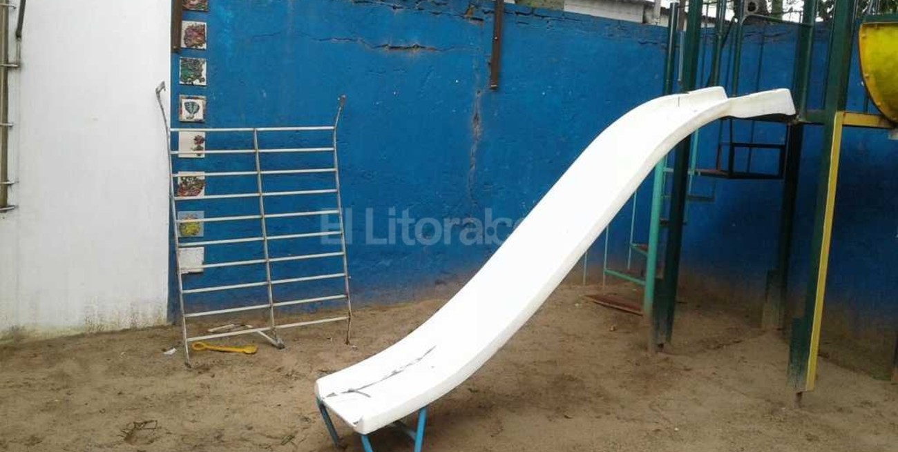 Robos y destrozos en un jardín