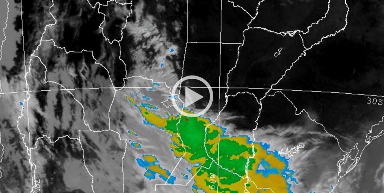 Así se desplaza la tormenta sobre Santa Fe