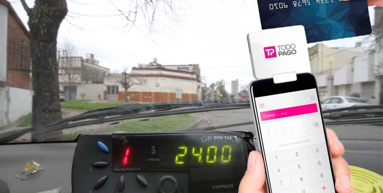 Entregan posnets a taxis y remises de la ciudad de Santa Fe 