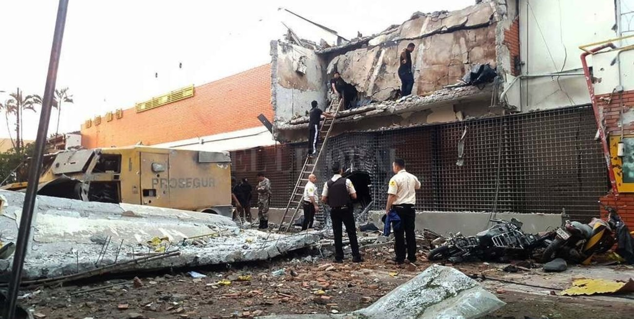 Ladrones de Prosegur en Ciudad del Este se llevaron u$s 8 millones