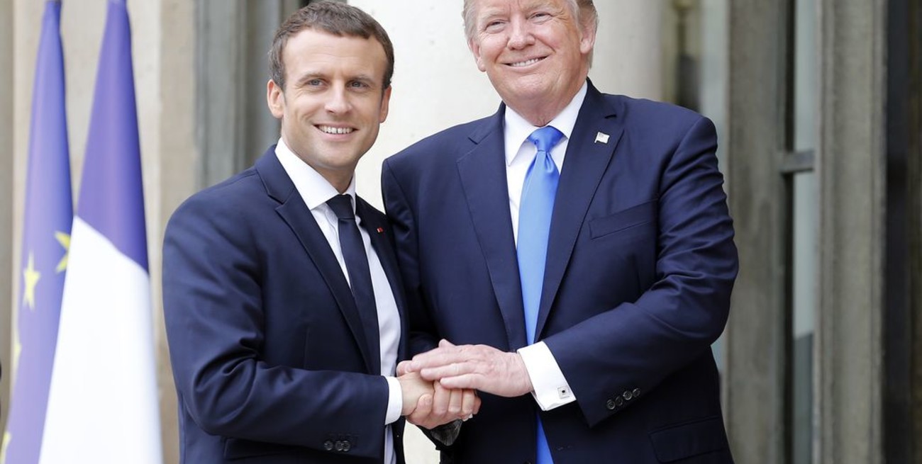 Macron protagoniza la primera visita de Estado de la era Trump 