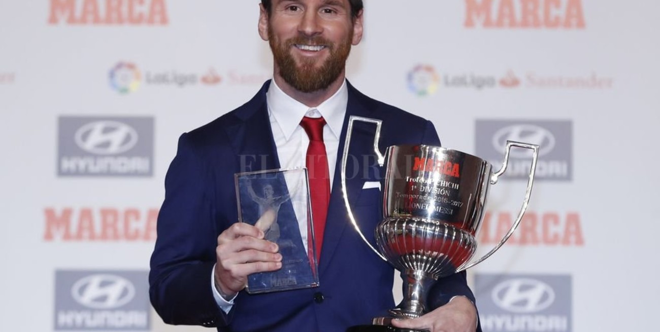 Messi ganó el premio Di Stéfano al mejor jugador de la Liga de España