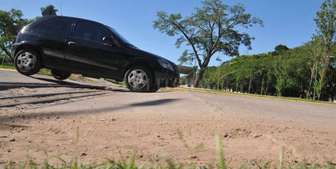 Precaución: badén profundo (no lo advierte ni el GPS)