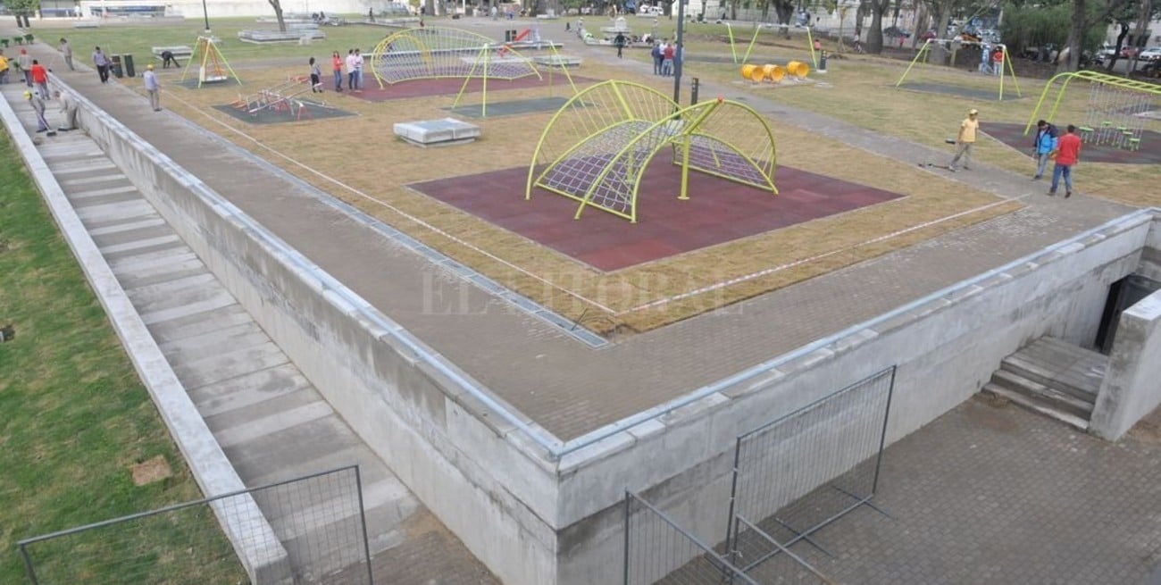 Mirá cómo quedó la plaza Alberdi