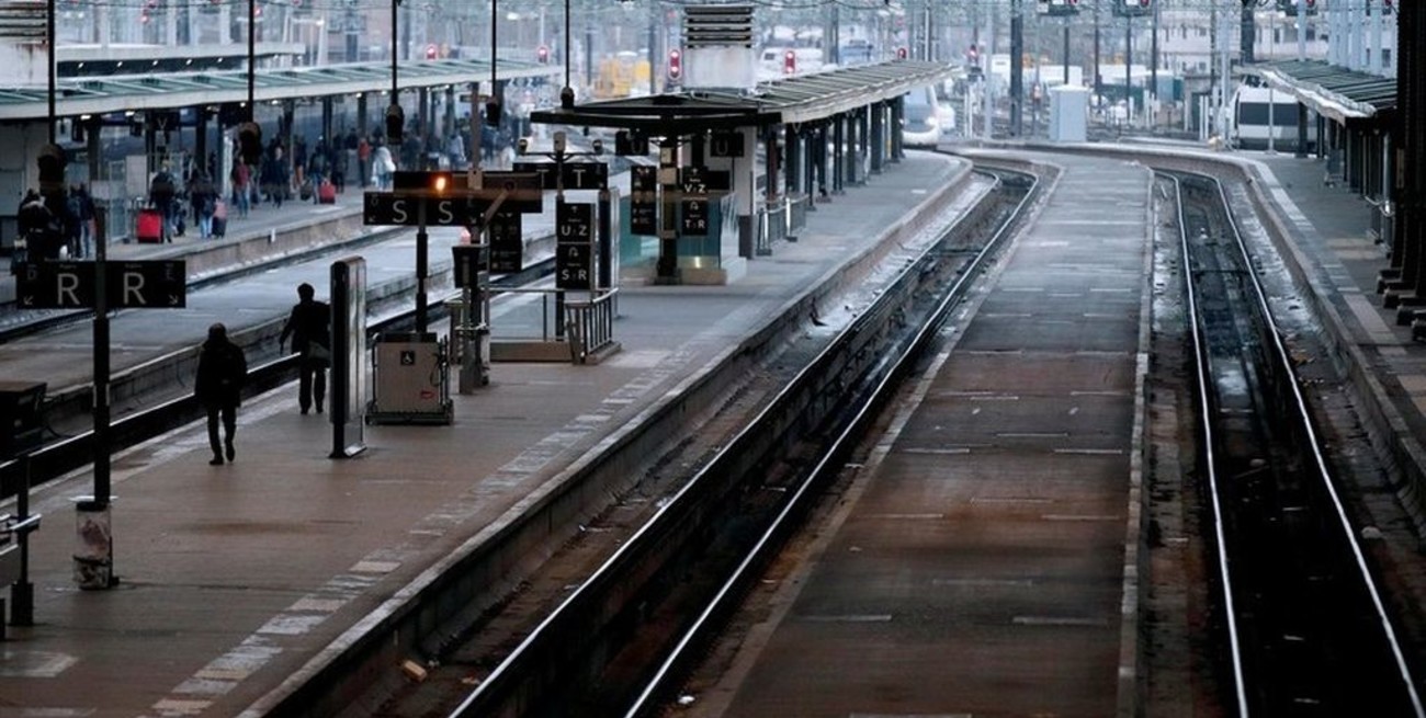 Nueva jornada de huelga de los ferroviarios de Francia 