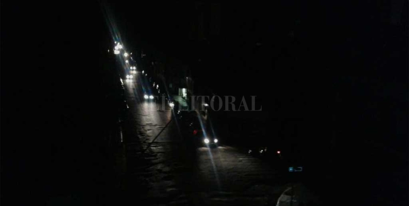 Gran apagón en Santa Fe