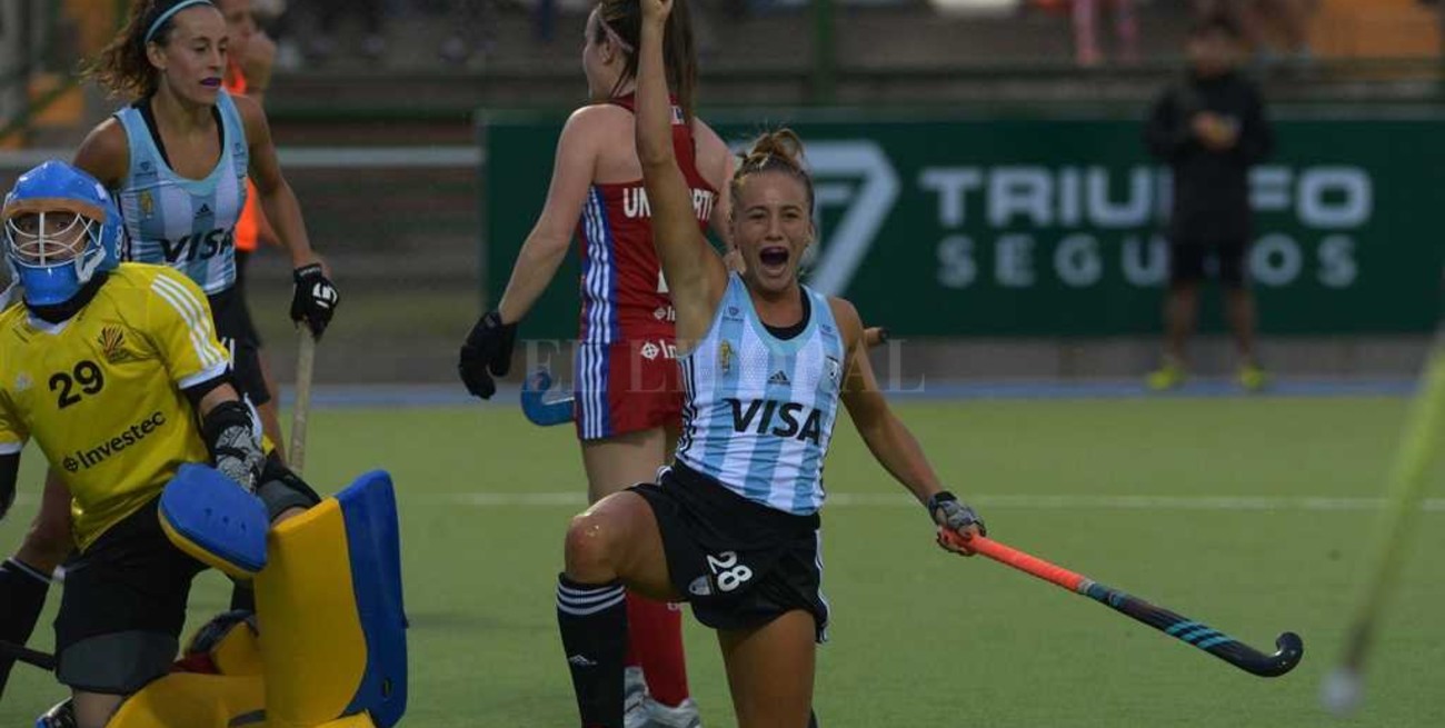 Las Leonas le ganaron a Inglaterra el segundo partido amistoso