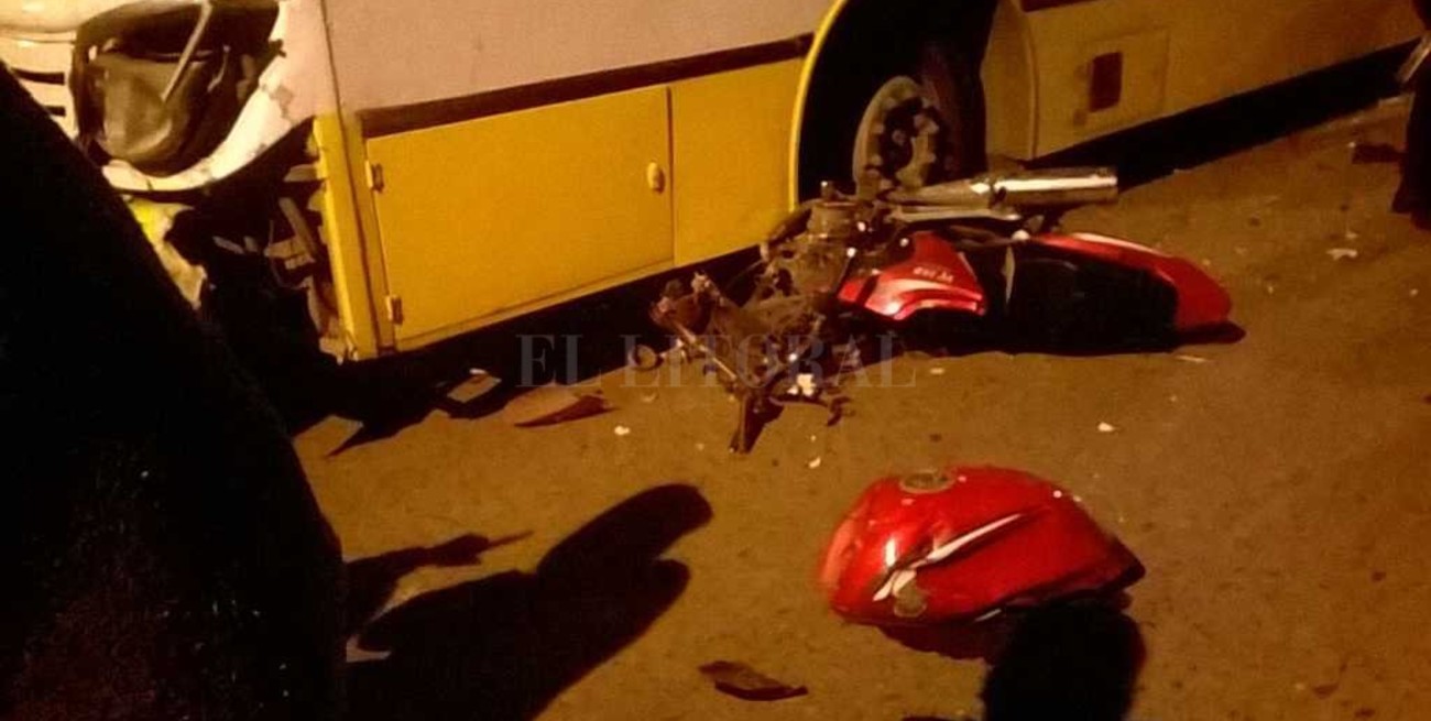 Falleció un motociclista tras un choque en el norte de la ciudad