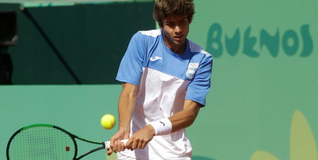 Tenis: Facundo Díaz Acosta se aseguró la medalla de plata e irá por la de oro