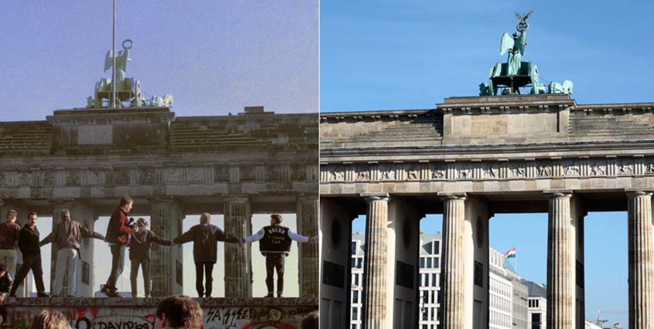 El Muro de Berlín cumple hoy tantos días en pie como derribado