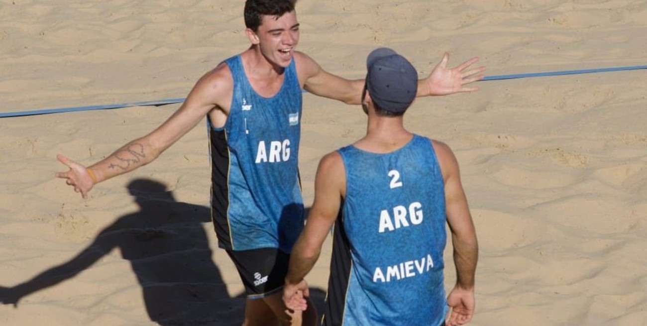 Amieva y Zelayeta lograron la medalla de bronce en beach voley masculino