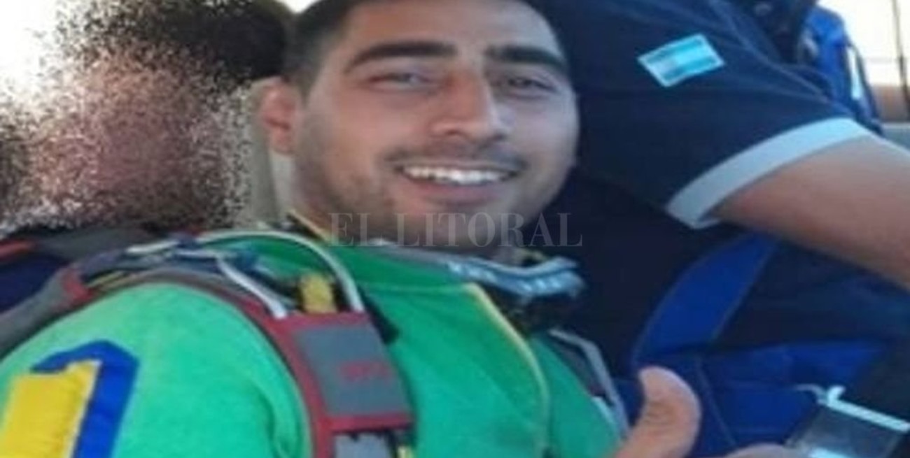 Falleció un policía que practicaba paracaidismo 