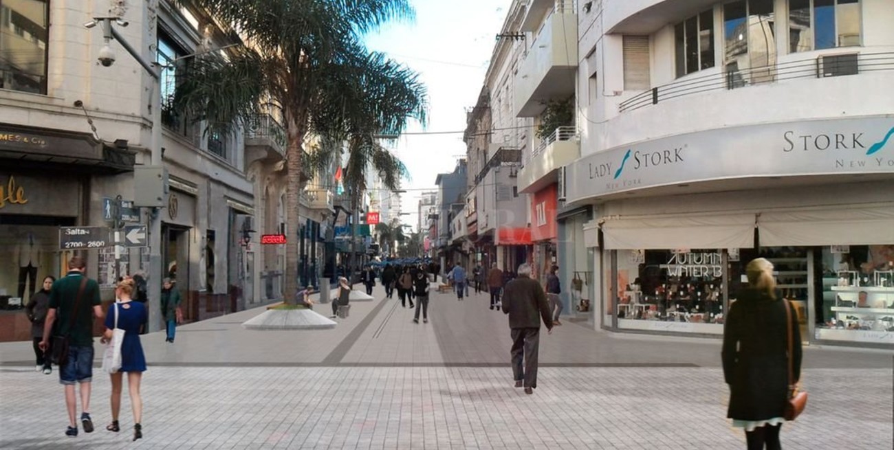 Avanza el proyecto de remodelación de la Peatonal San Martín