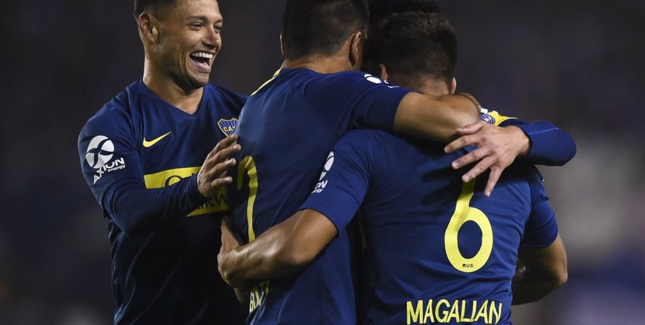 Boca le ganó 2 a 0 a Libertad de Paraguay