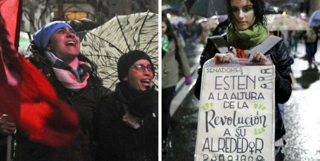 ¿Cómo se vivió el resultado de la votación afuera del Congreso?