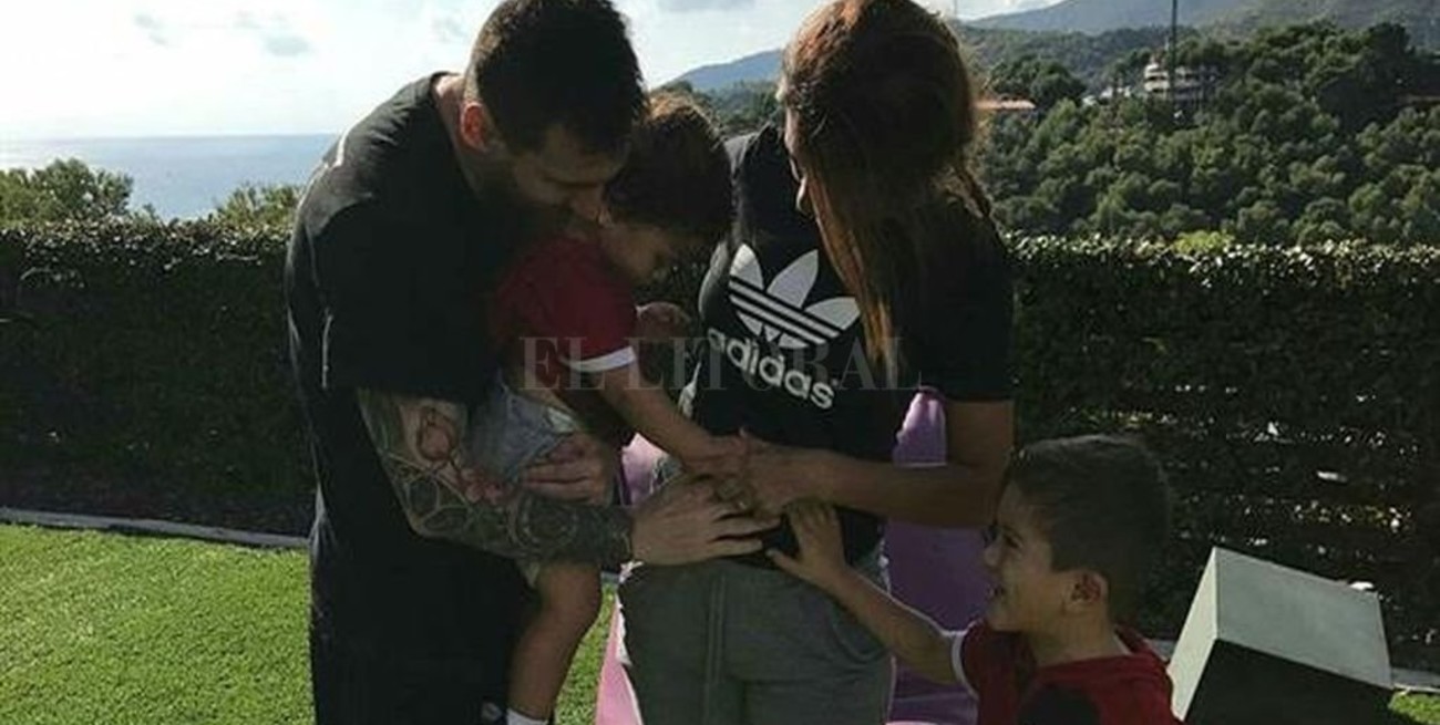 En el Día de la Madre, Messi confirmó la llegada de su tercer hijo