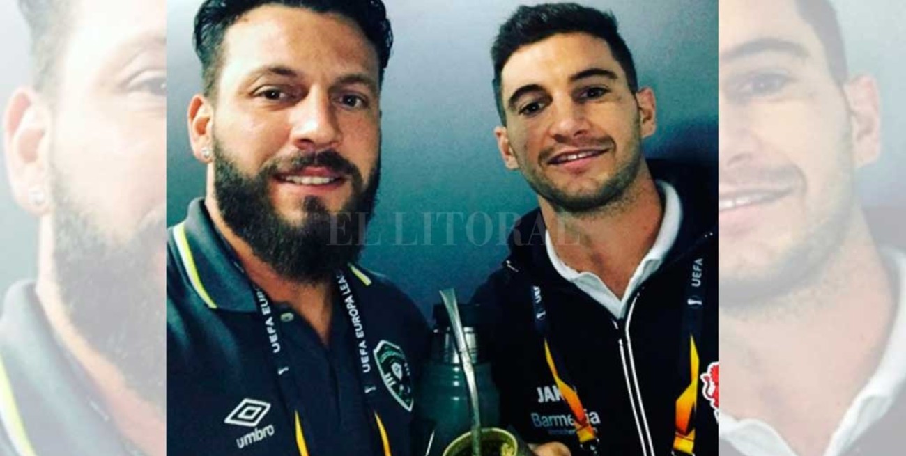 Dos ex Colón juntos: la foto de Broun y Alario