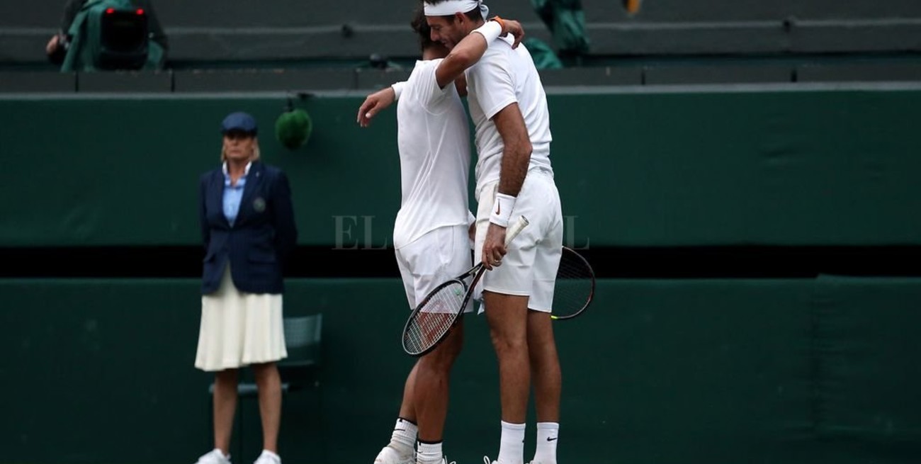 Del Potro se despidió "dejándolo todo" en Wimbledon ante Nadal