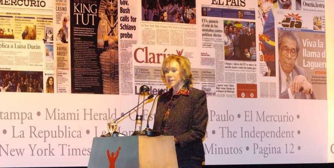 Falleció Ernestina Herrera de Noble, directora del diario Clarín