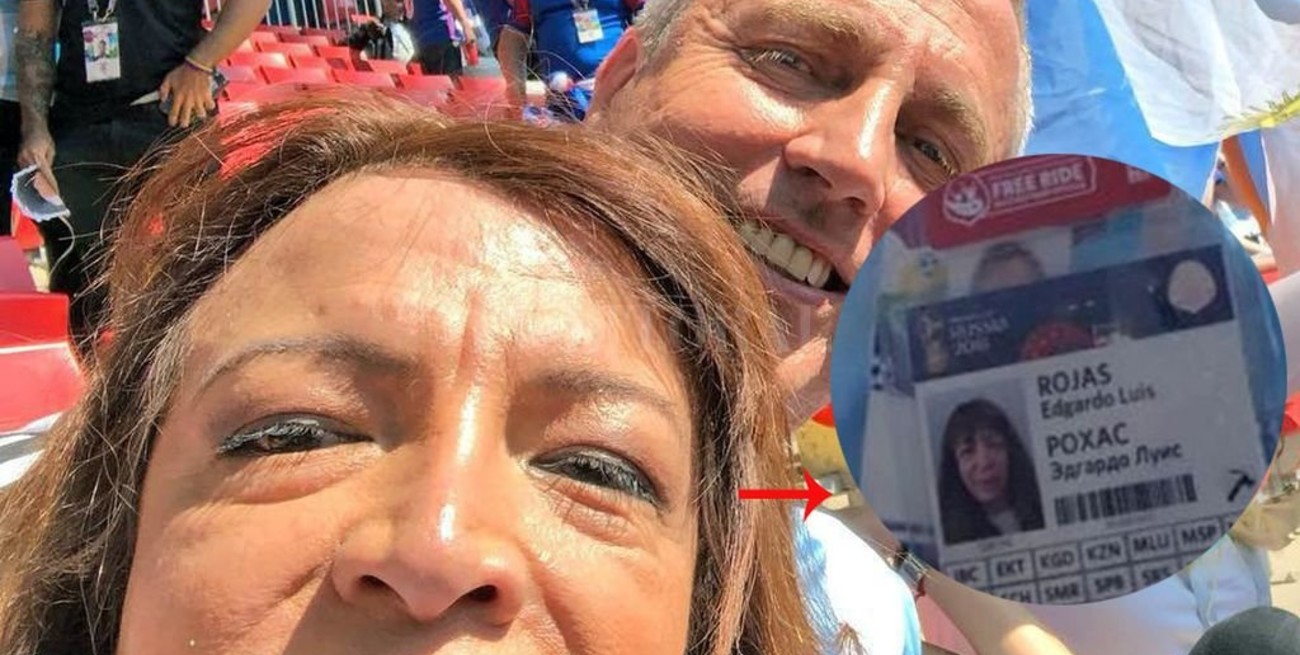 Lizy Tagliani se rió de su credencial en el Mundial: "Pobre Edgardo, no habrá podido entrar"