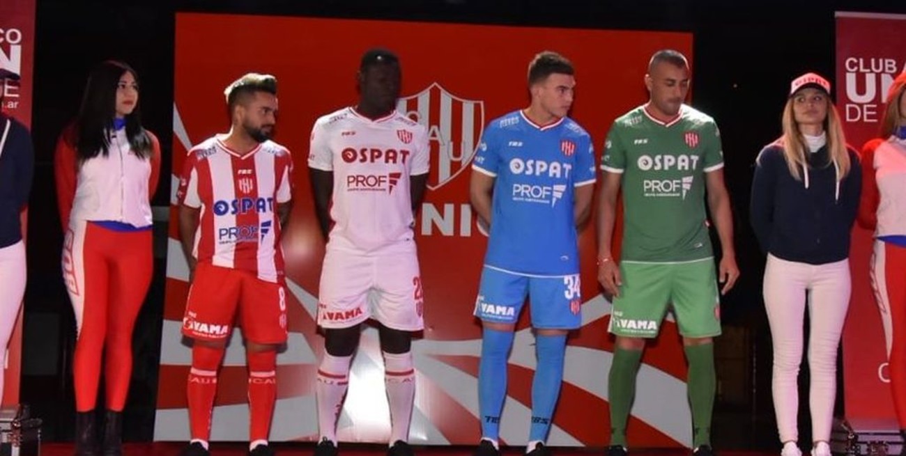 Unión presentó sus nuevas camisetas para la Superliga