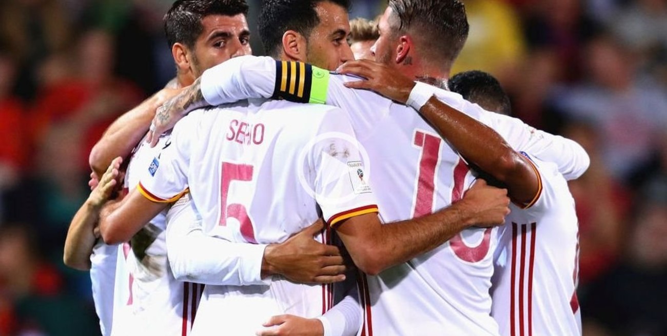 Mirá los ocho goles que España le hizo a Liechtenstein