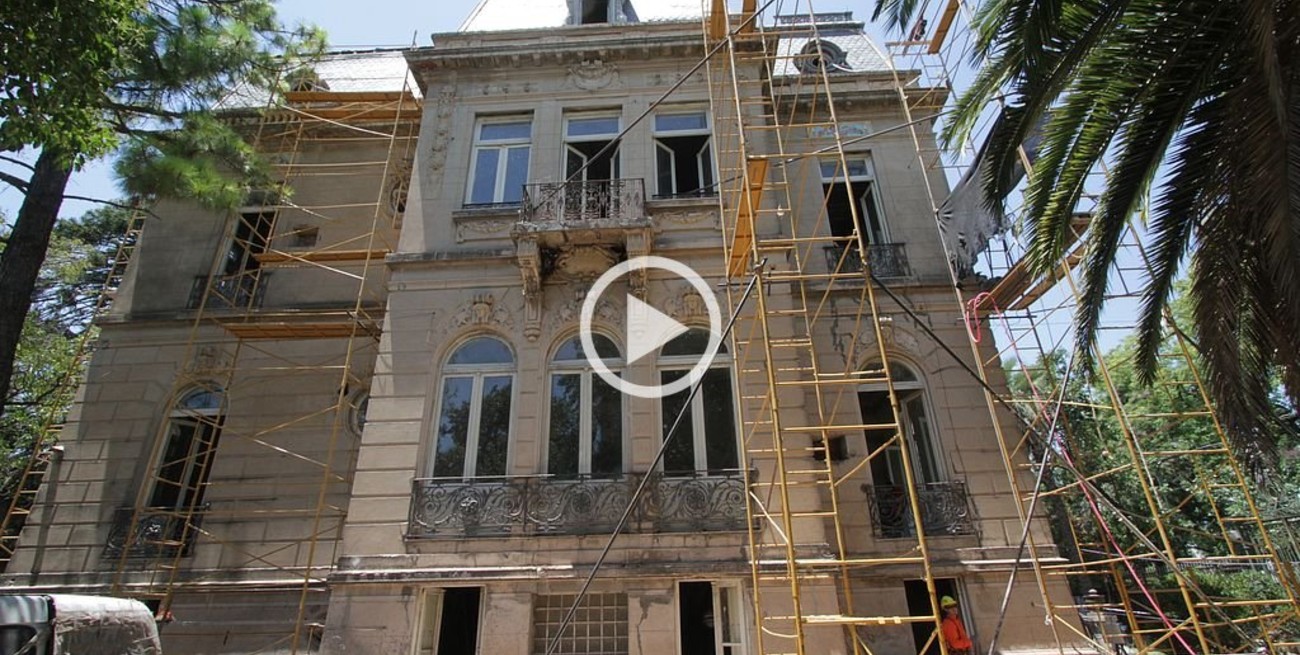 La Casa de la Cultura, en obra y bajo una meticulosa restauración