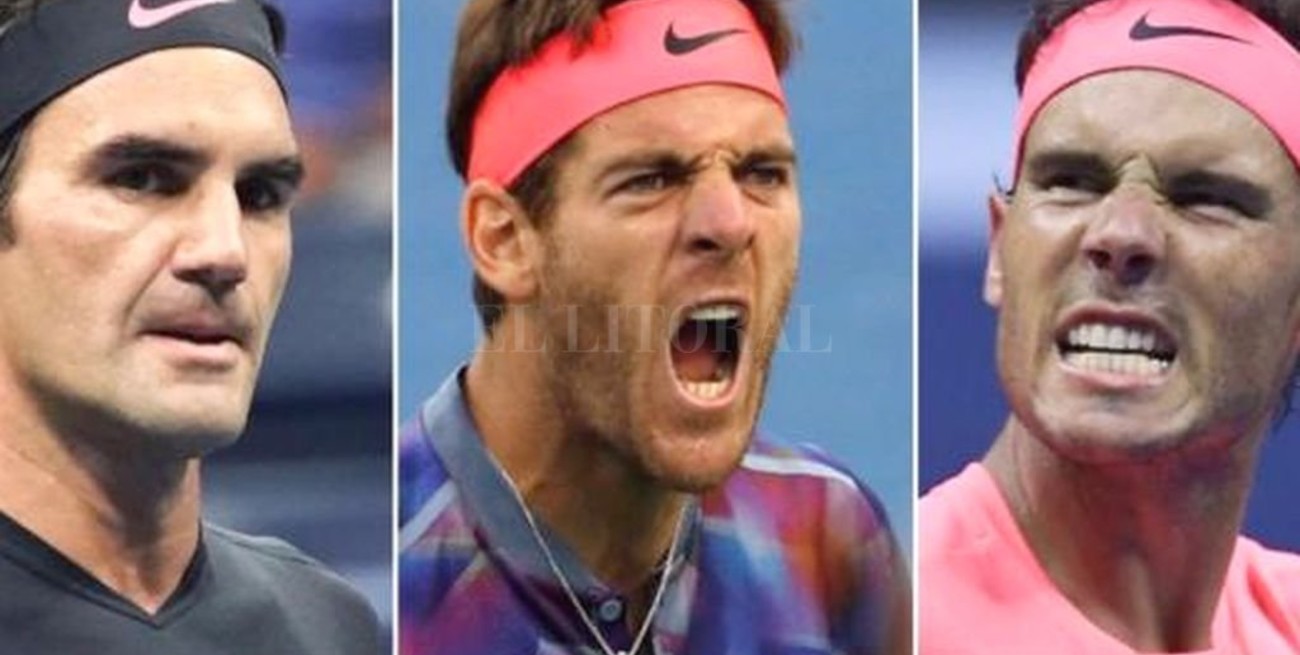 Del Potro enfrentará a Federer y Nadal el fin de semana