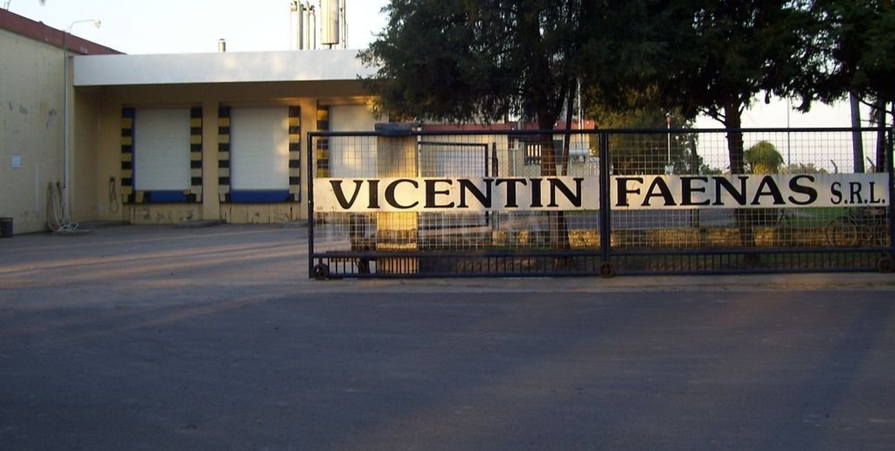 Cerró el frigorífico Vicentín Faenas