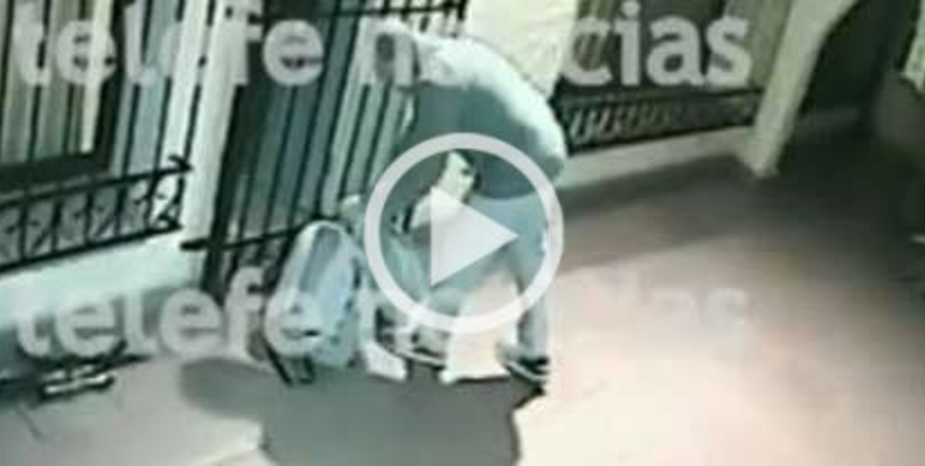 Así llegaba José López al convento la noche que fue detenido escondiendo dólares