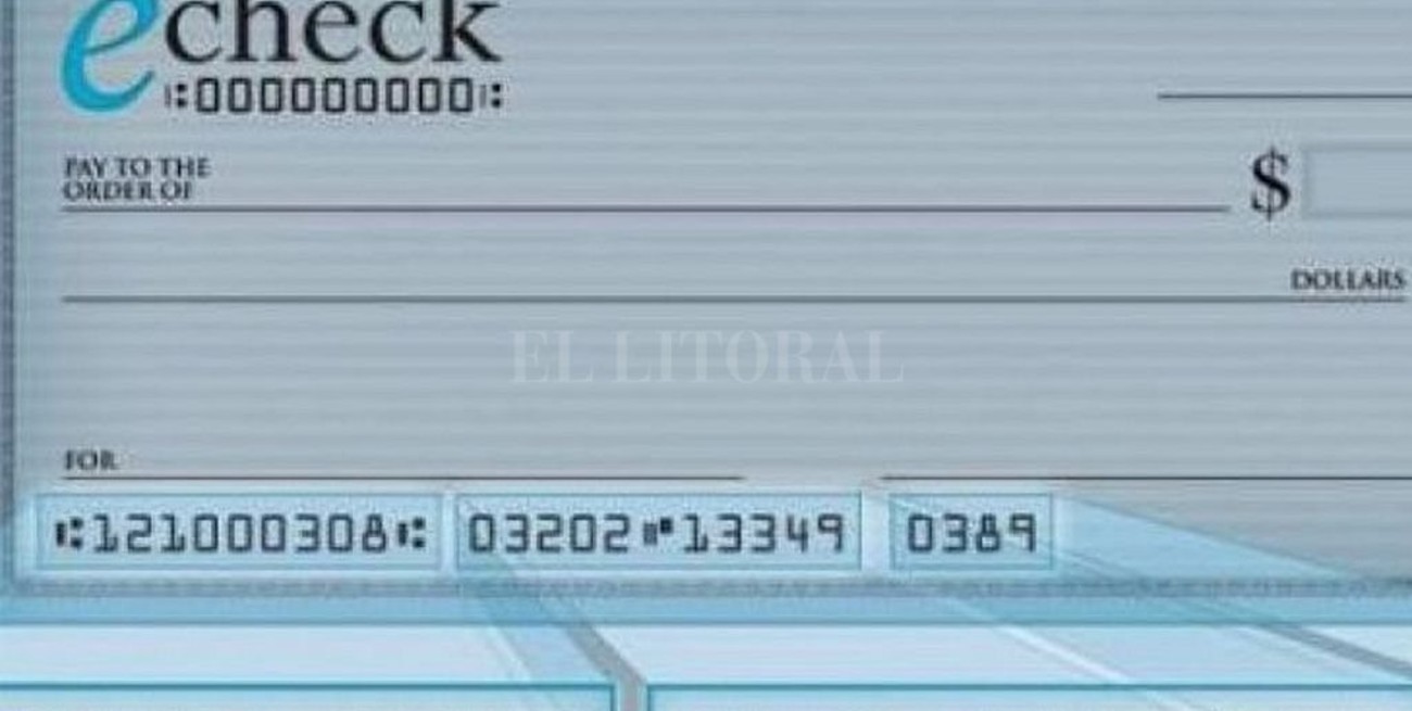 El lunes entra en vigencia el cheque electrónico