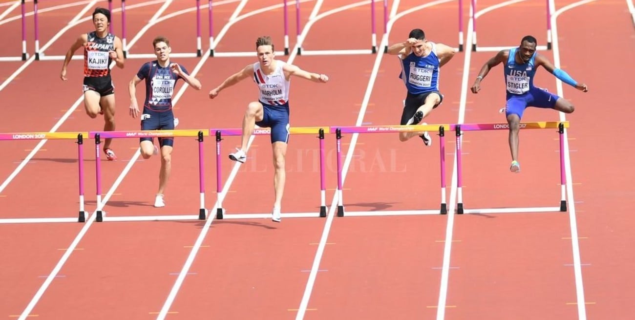 Semifinales y récord argentino para Ruggeri en los 400 metros con vallas