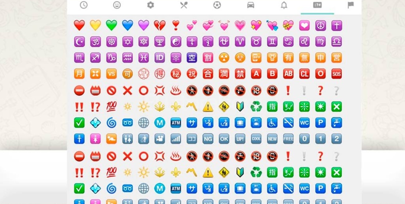 Mirá los nuevos emojis de WhatsApp