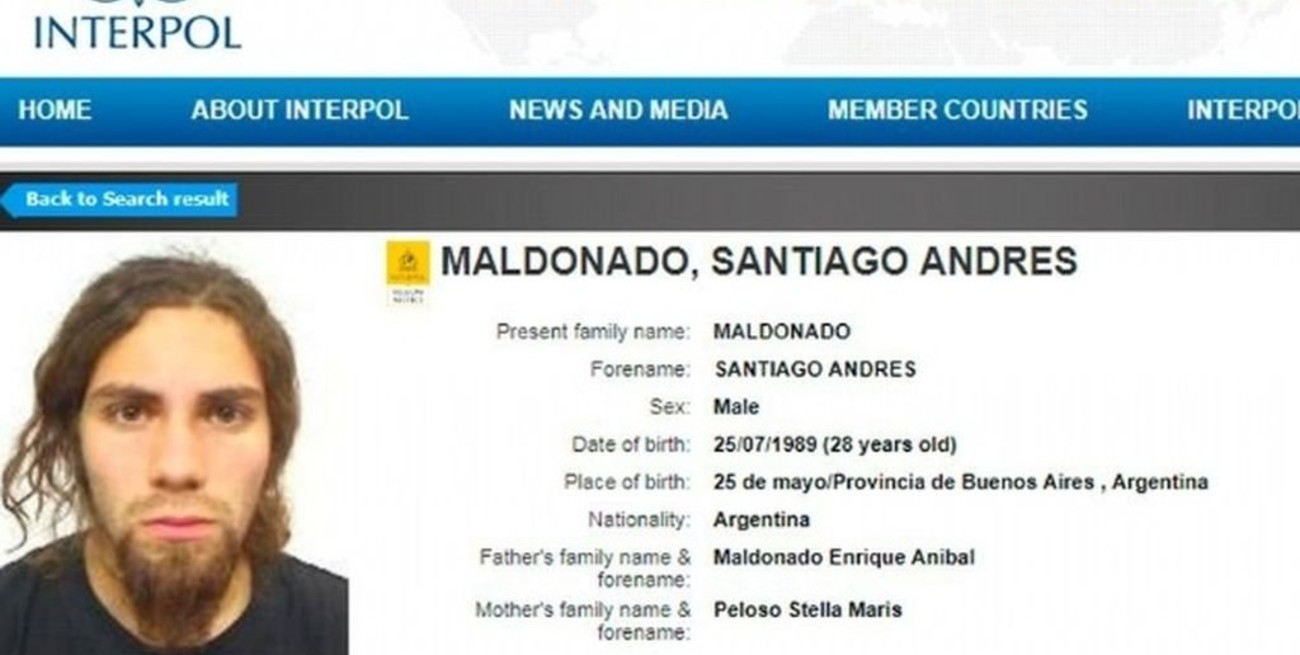 Interpol se suma a la búsqueda de Santiago Maldonado