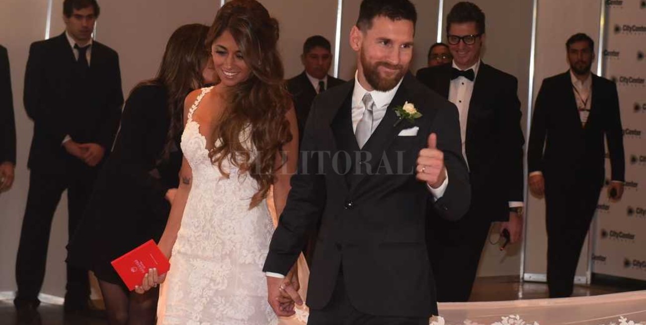 Las mejores fotos de la alfombra roja del casamiento de Messi