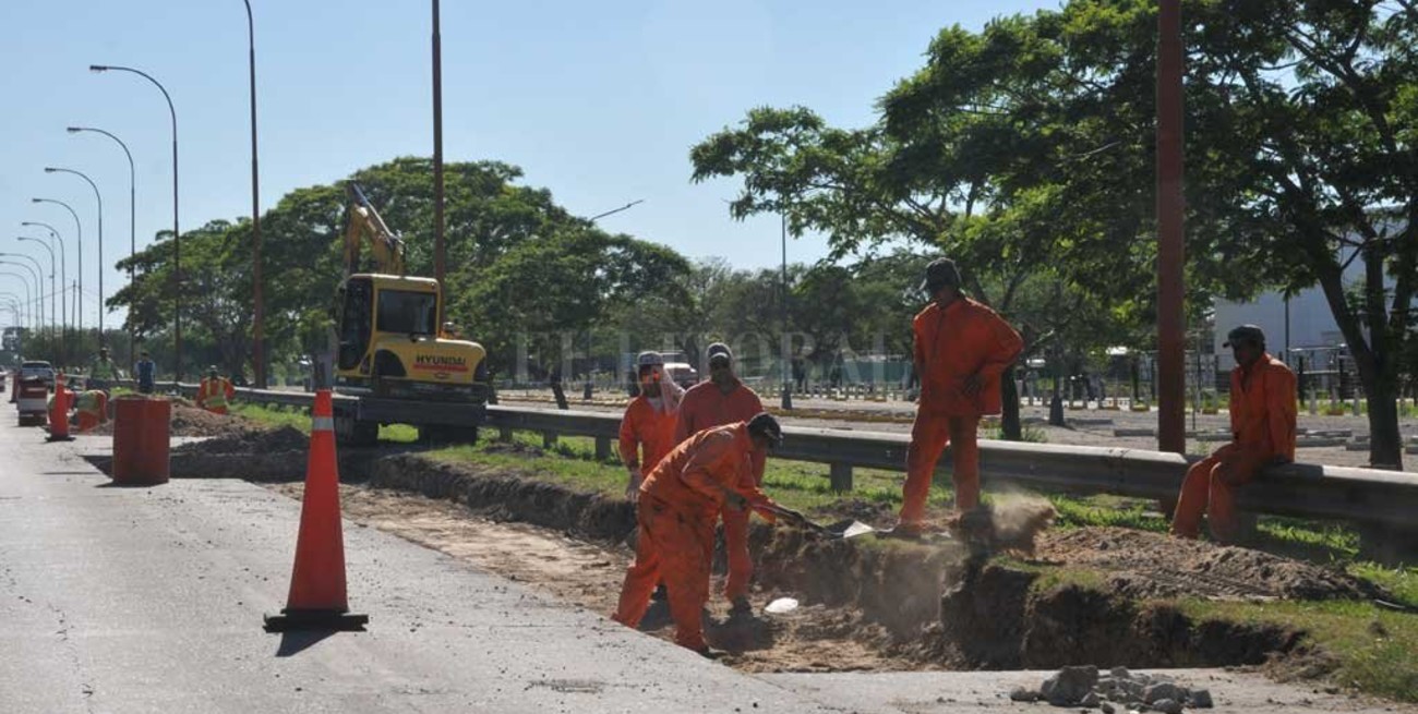 Continúan los trabajos sobre la Ruta Nacional 168