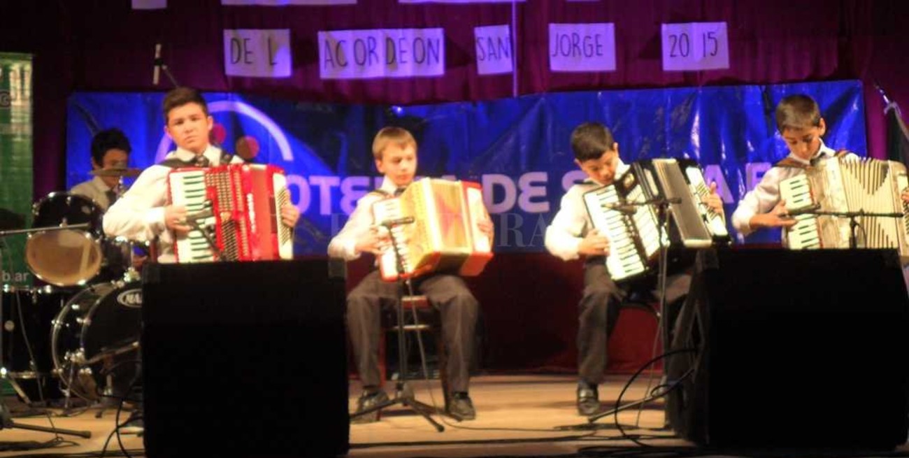 Fiesta del acordeón en San Jorge