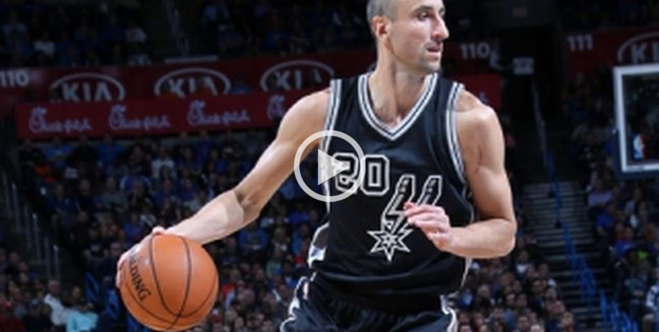 De los argentinos, Ginóbili resaltó en el inicio de la NBA