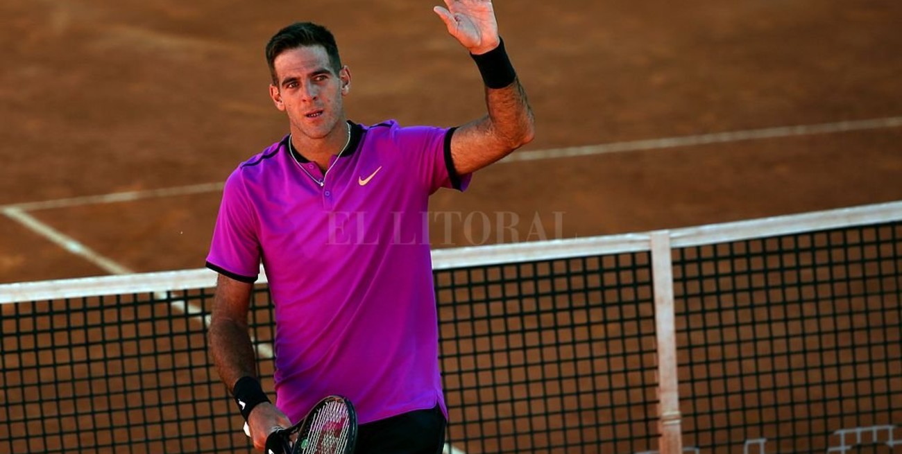 Del Potro le ganó al top ten japonés Nishikori y ahora enfrentará a Djokovic