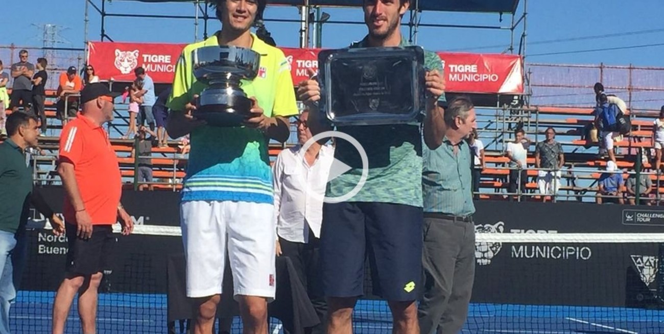 Leo Mayer cayó en la final del Challenger de Tigre ante el japonés Taro Daniel