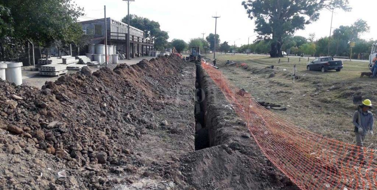 Finalizó la ejecución del primer sistema  de desagües cloacales en San Javier