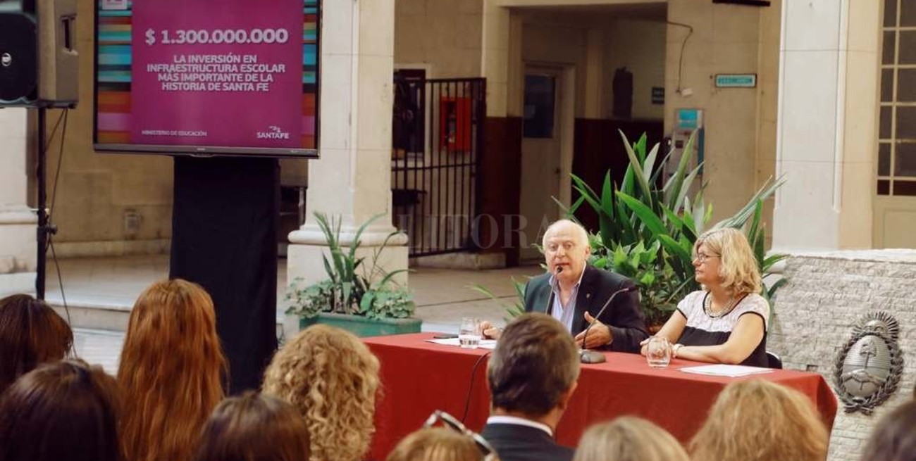 Lifschitz presentó el plan de infraestructura escolar