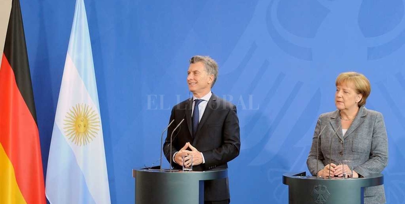 Macri recibe a la canciller alemana Ángela Merkel