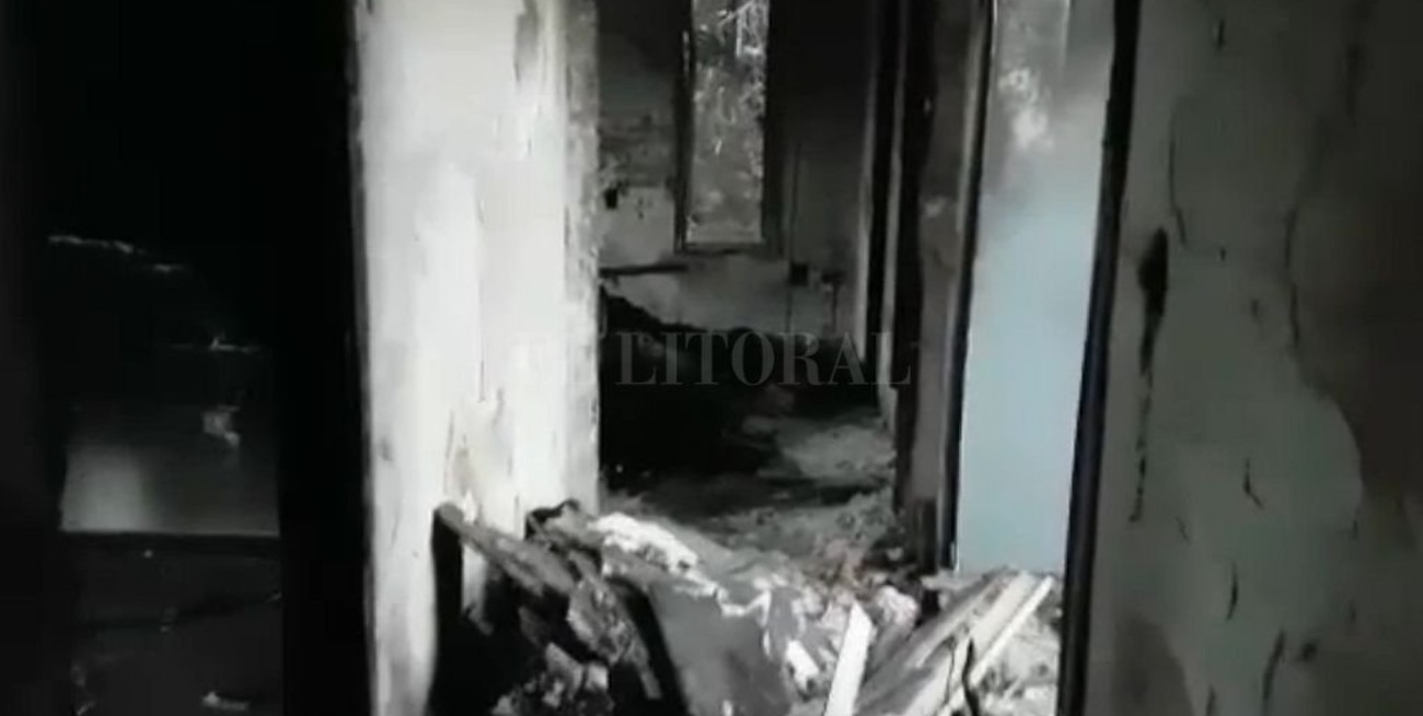 Se le incendió la casa al "Diablo" Monserrat: "Nos quedamos con lo puesto"